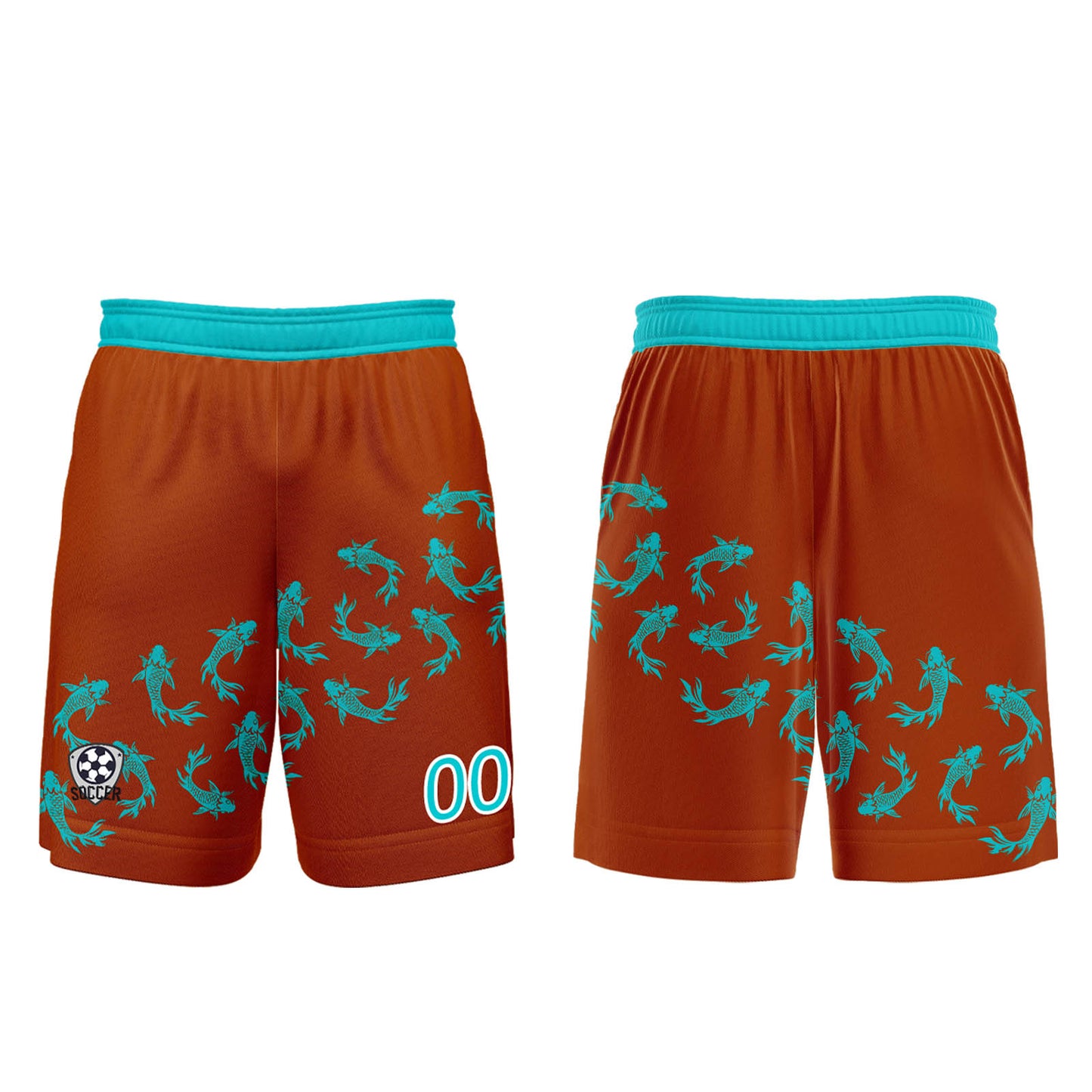 Custom Orange Soccer Uniform Jersey Kids Adults Personalized Set Jersey Shirt