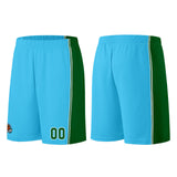 Custom Light Blue Green Basketball Jersey for Men Women Adult Youth Stitched Name Number Logo