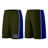 Custom Army Green-Royal Basketball Jersey for Men Women Adult Youth Stitched Name Number Logo