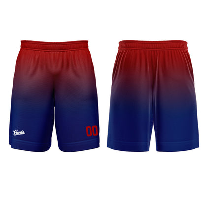 Custom Red Dark Blue Basketball Soccer Football Shooting Long T-Shirt for Adults and Kids