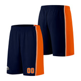 Custom Navy Orange Basketball Jersey for Men Women Adult Youth Stitched Name Number Logo
