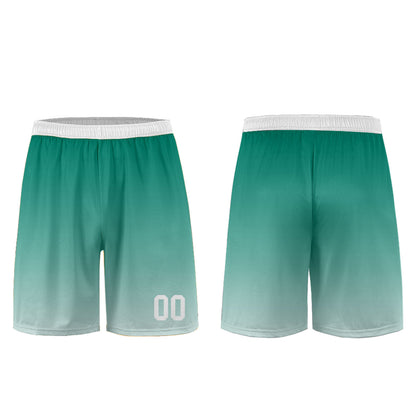 Custom Dark Green White Uniform Jersey Kids Adults Personalized Set Jersey Shirt