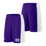 Custom Purple White Basketball Jersey for Men Women Adult Youth Stitched Name Number Logo