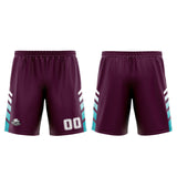Custom Purple Cyan Basketball Jersey Uniform Suit Printed Your Logo Name Number