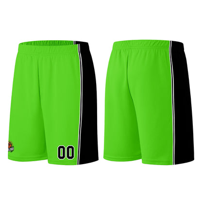 Custom Neon Green-Black Basketball Jersey for Men Women Adult Youth Stitched Name Number Logo