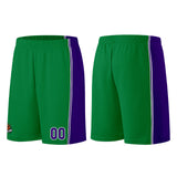 Custom Kelly Green Purple Basketball Jersey for Men Women Adult Youth Stitched Name Number Logo