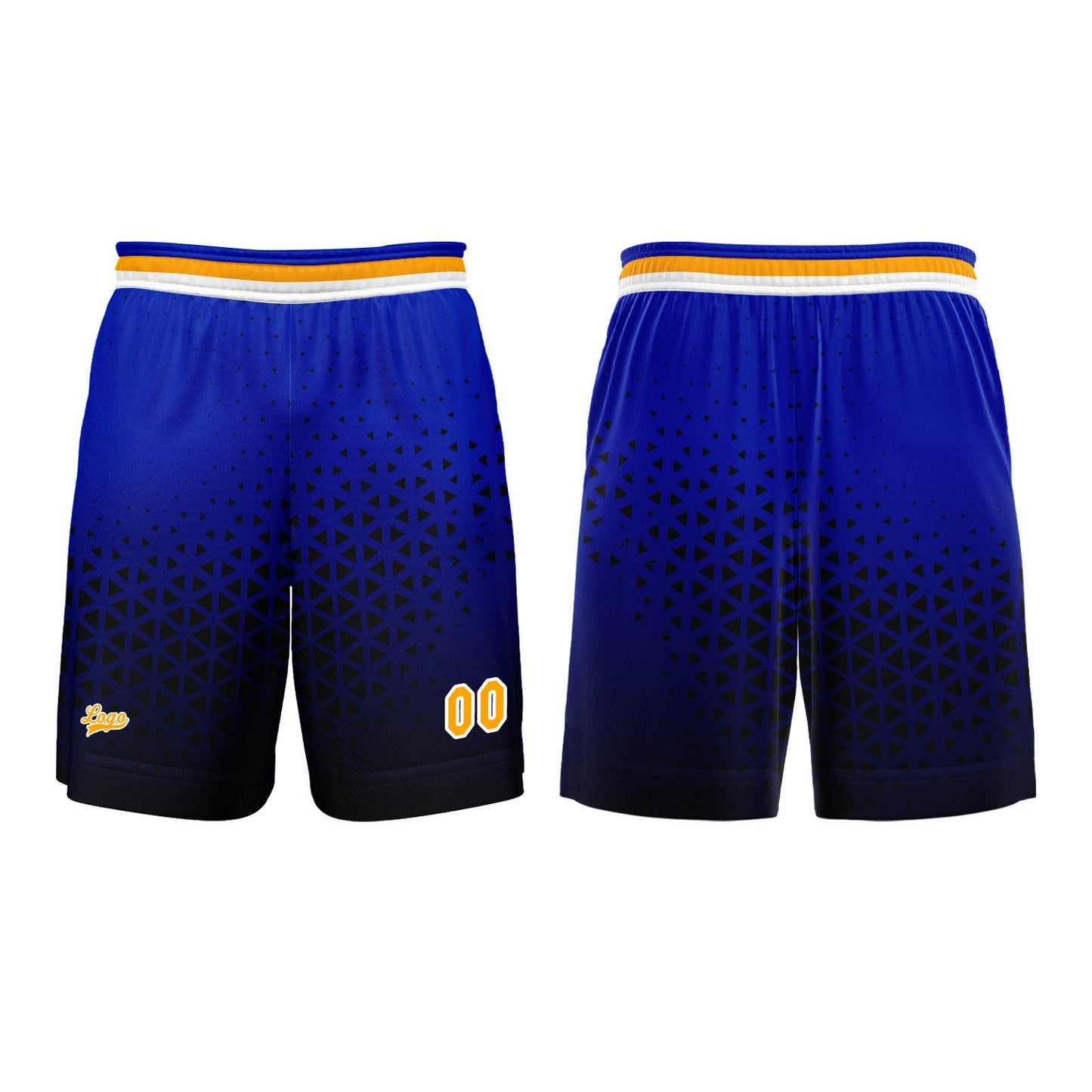 Custom Blue Orange Basketball Jersey Uniform Suit Printed Your Logo Name Number