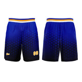 Custom Blue Orange Basketball Jersey Uniform Suit Printed Your Logo Name Number