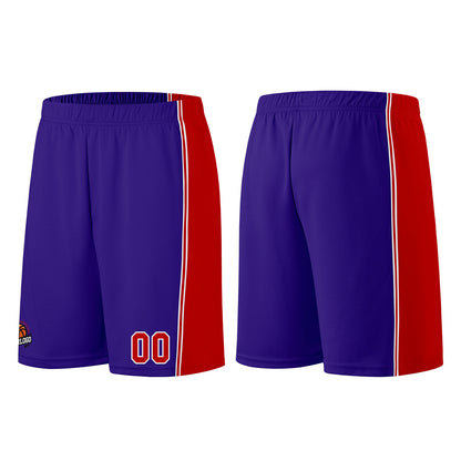 Custom Purple Red Basketball Jersey for Men Women Adult Youth Stitched Name Number Logo