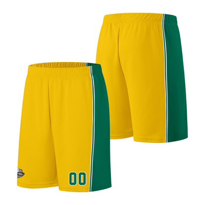 Custom Yellow Green Basketball Jersey for Men Women Adult Youth Stitched Name Number Logo