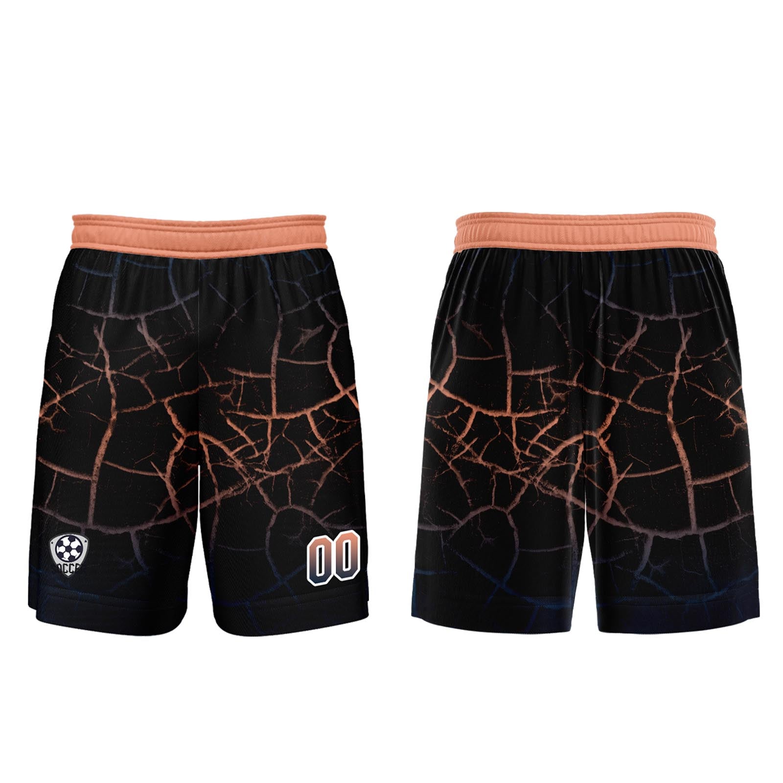 Custom Black Flesh Soccer Uniform Jersey Kids Adults Personalized Set Jersey Shirt
