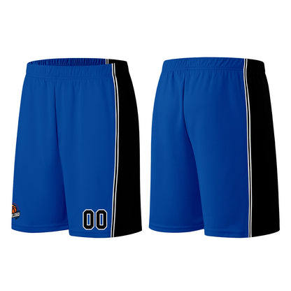 Custom Royal-Black Basketball Jersey for Men Women Adult Youth Stitched Name Number Logo