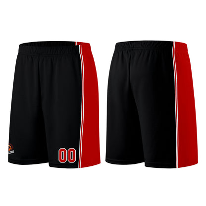 Custom Black-Red Basketball Jersey for Men Women Adult Youth Stitched Name Number Logo