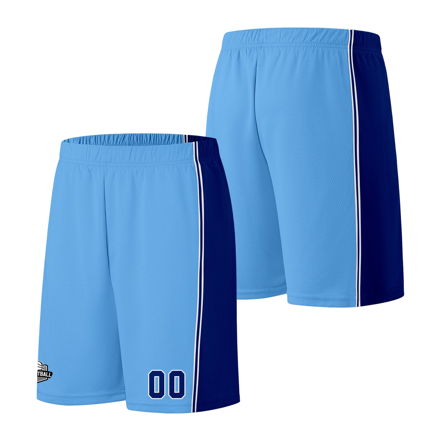 Custom Light Blue Royal Basketball Jersey for Men Women Adult Youth Stitched Name Number Logo