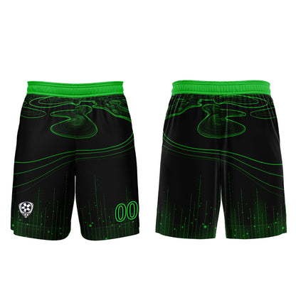 Custom Black Green Soccer Uniform Jersey Kids Adults Personalized Set Jersey Shirt