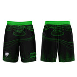 Custom Black Green Soccer Uniform Jersey Kids Adults Personalized Set Jersey Shirt