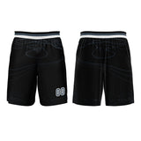 Custom Black Azure Basketball Jersey Uniform Suit Printed Your Logo Name Number