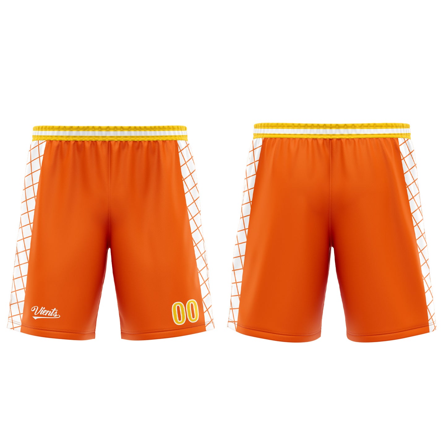 Custom Orange Yellow Basketball Jersey Uniform Suit Printed Your Logo Name Number