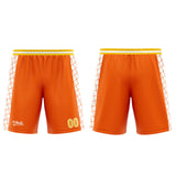 Custom Orange Yellow Basketball Jersey Uniform Suit Printed Your Logo Name Number
