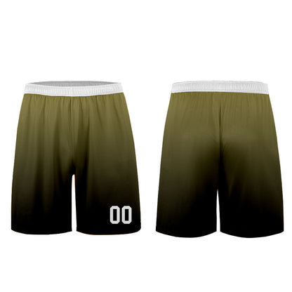 Custom Khaki Black Uniform Jersey Kids Adults Personalized Set Jersey Shirt