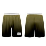 Custom Khaki Black Uniform Jersey Kids Adults Personalized Set Jersey Shirt