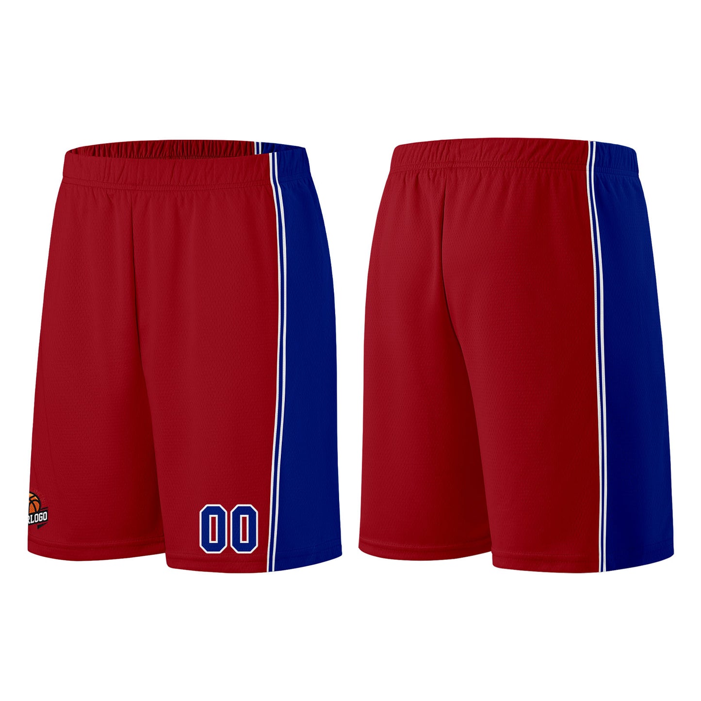 Custom Burgundy Royal Basketball Jersey for Men Women Adult Youth Stitched Name Number Logo