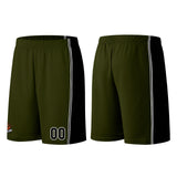 Custom Army Green-Black Basketball Jersey for Men Women Adult Youth Stitched Name Number Logo