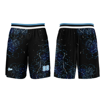 Custom Blue Basketball Jersey Uniform Suit Printed Your Logo Name Number