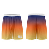 Custom Blue Orange Yellow Uniform Jersey Kids Adults Personalized Set Jersey Shirt