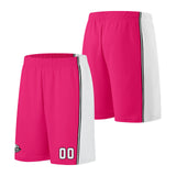 Custom Pink White Basketball Jersey for Men Women Adult Youth Stitched Name Number Logo