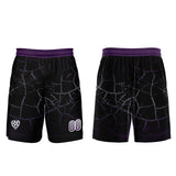 Custom Black Deep Purple Soccer Uniform Jersey Kids Adults Personalized Set Jersey Shirt