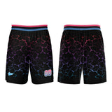 Custom Pink Blue Basketball Jersey Uniform Suit Printed Your Logo Name Number