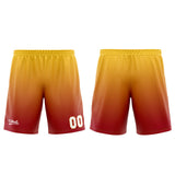 Custom Red Yellow Basketball Jersey Uniform Suit Printed Your Logo Name Number