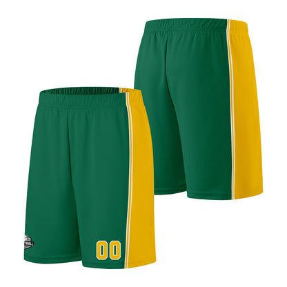 Custom Green Yellow Basketball Jersey for Men Women Adult Youth Stitched Name Number Logo