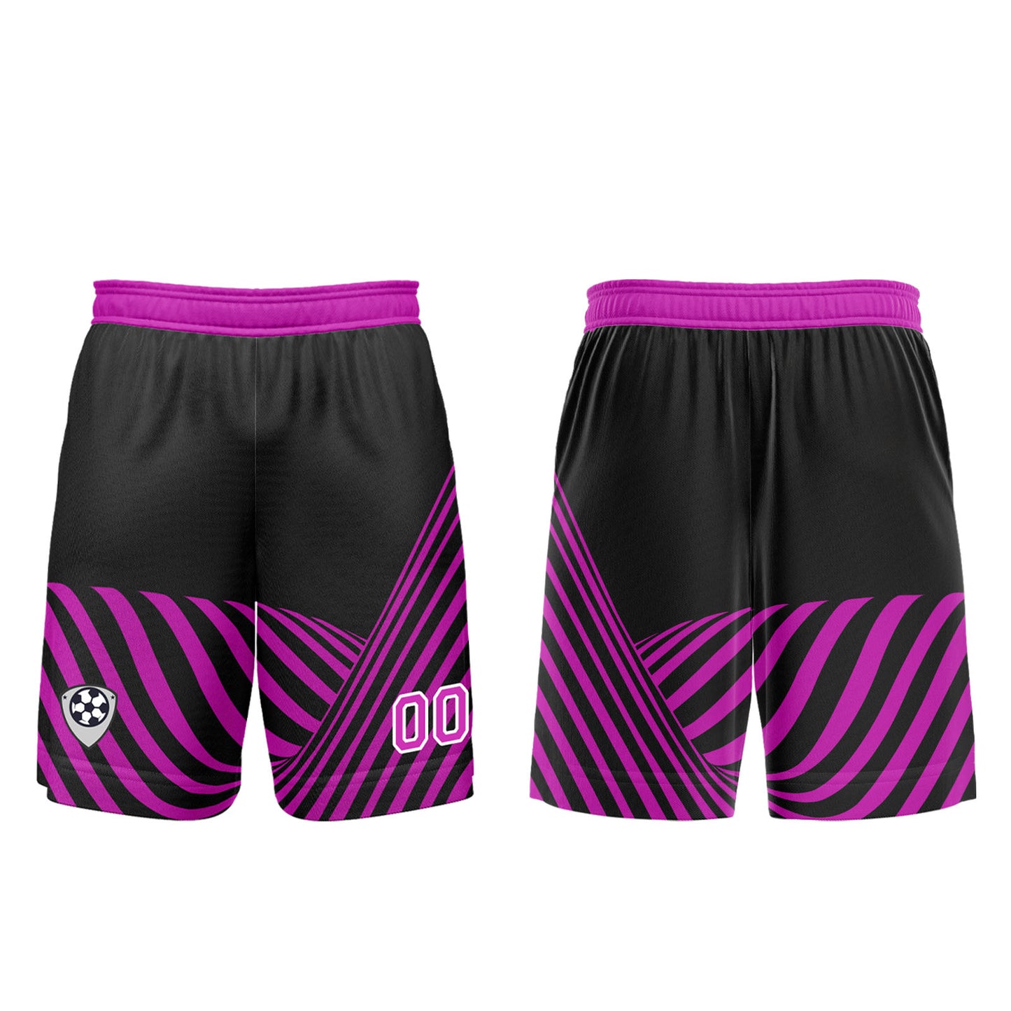 Custom Black Purple Uniform Jersey Kids Adults Personalized Set Jersey Shirt