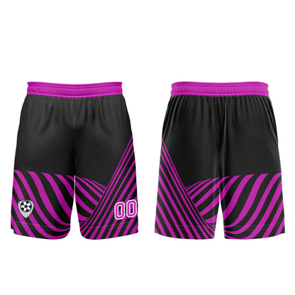 Custom Black Purple Uniform Jersey Kids Adults Personalized Set Jersey Shirt