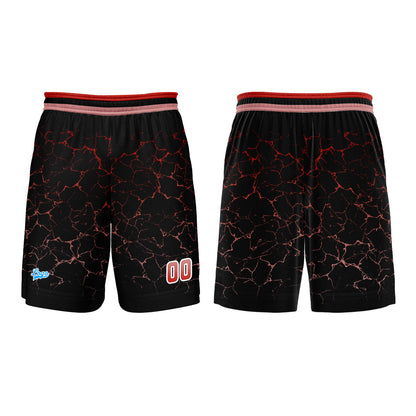 Custom Red Basketball Jersey Uniform Suit Printed Your Logo Name Number