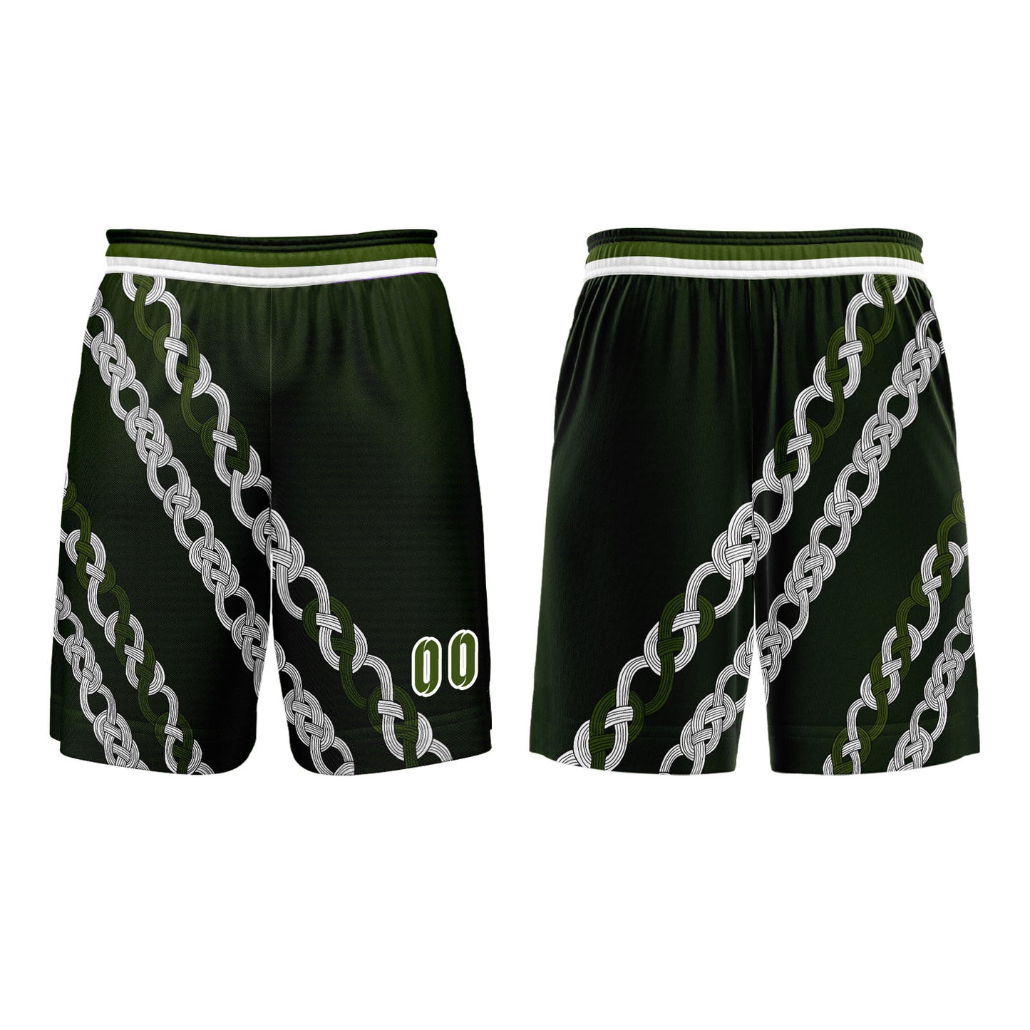 Custom Olive Green Basketball Jersey Uniform Suit Printed Your Logo Name Number