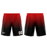 Custom Black Red Basketball Jersey Uniform Suit Printed Your Logo Name Number