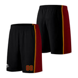 Custom Black Burgundy Yellow Basketball Jersey for Men Women Adult Youth Stitched Name Number Logo