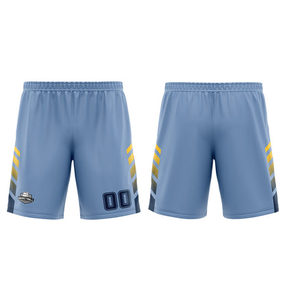 Custom Blue Yellow Basketball Jersey Uniform Suit Printed Your Logo Name Number