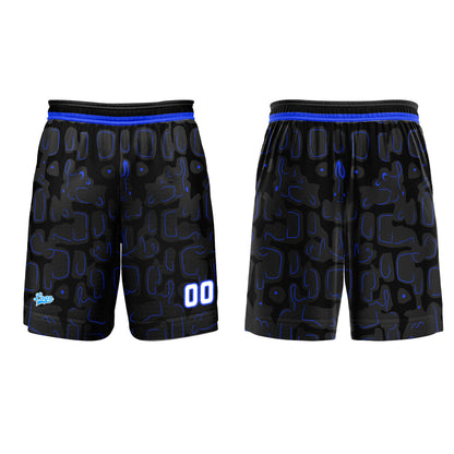 Custom Black Azure Basketball Jersey Uniform Suit Printed Your Logo Name Number