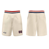 Custom Cream Blue Red Basketball Jersey Uniform Suit Printed Your Logo Name Number