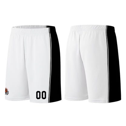 Custom White-Black Basketball Jersey for Men Women Adult Youth Stitched Name Number Logo