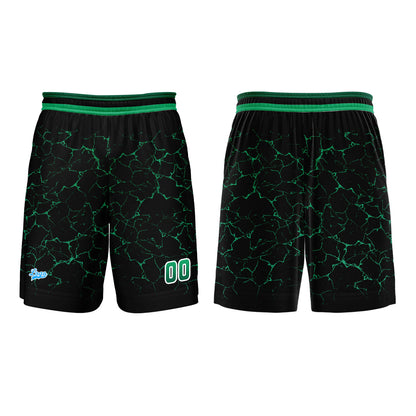 Custom Green Basketball Jersey Uniform Suit Printed Your Logo Name Number