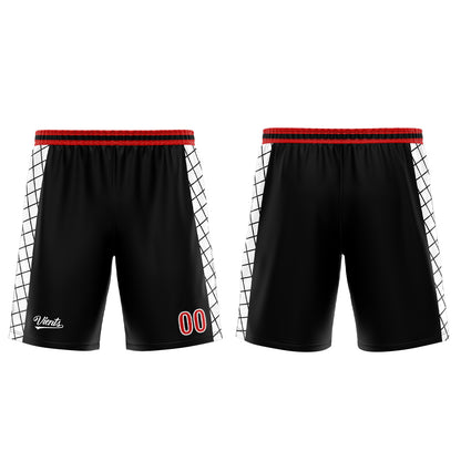 Custom Black Red Basketball Jersey Uniform Suit Printed Your Logo Name Number