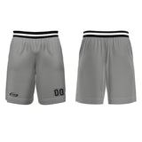 Custom Grey Black White Basketball Jersey Uniform Suit Printed Your Logo Name Number