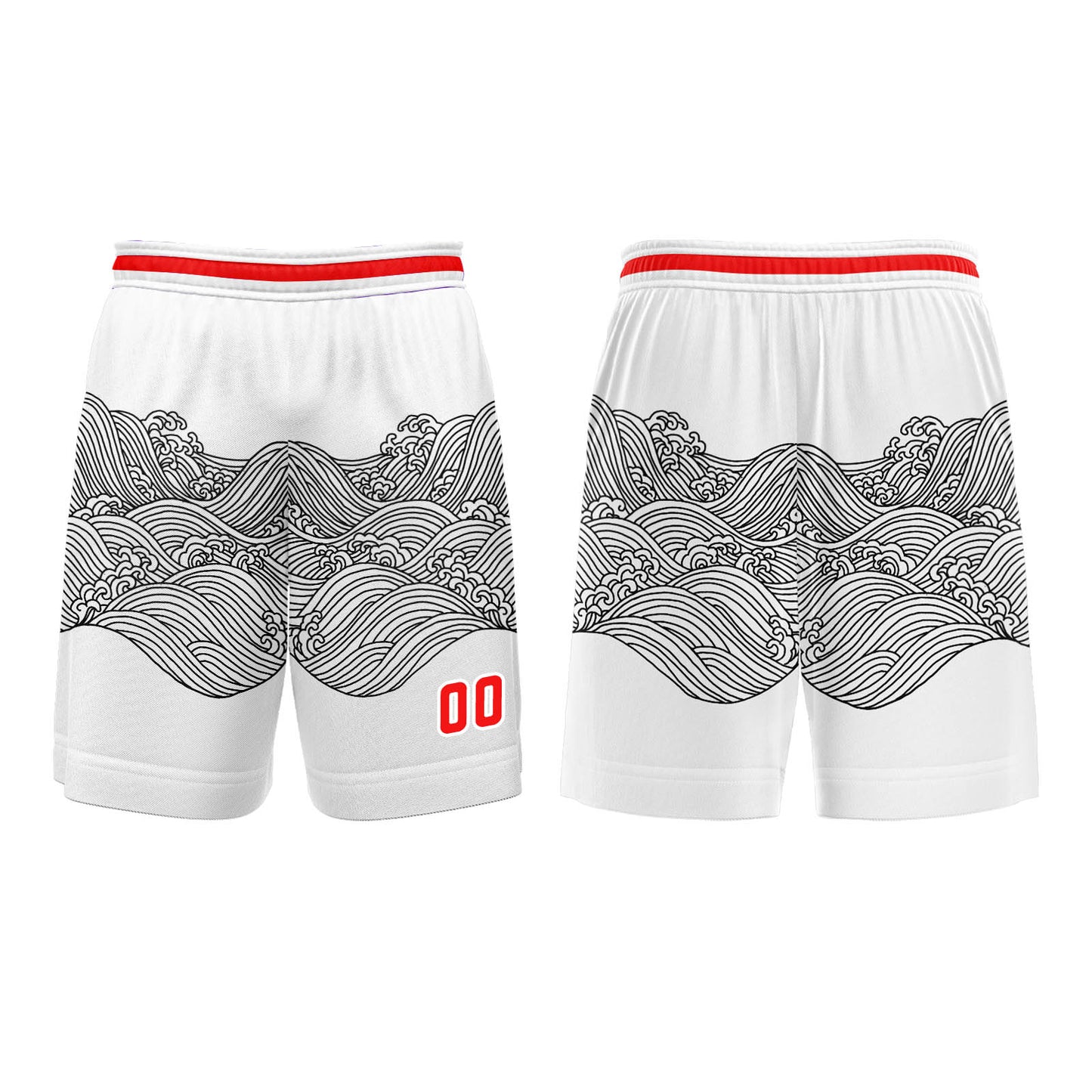 Custom White Black Basketball Jersey Uniform Suit Printed Your Logo Name Number
