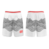 Custom White Black Basketball Jersey Uniform Suit Printed Your Logo Name Number