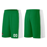 Custom Kelly Green White Basketball Jersey for Men Women Adult Youth Stitched Name Number Logo